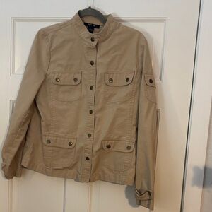 Style & Co. Beige Utility Jacket